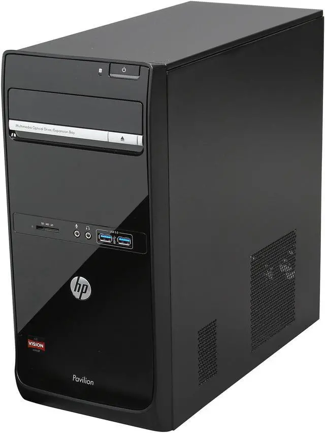 Alt view image 3 of 9 - HP Desktop PC Pavilion P6-2350 (H3Y78AA#ABA) AMD A8-5600K 8GB DDR3 1TB HDD AMD Radeon HD 7560D Windows 8
