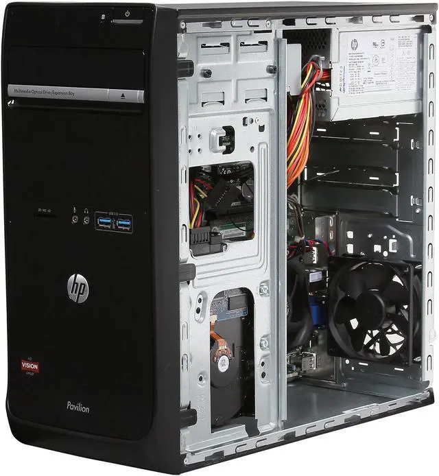 Alt view image 7 of 9 - HP Desktop PC Pavilion P6-2350 (H3Y78AA#ABA) AMD A8-5600K 8GB DDR3 1TB HDD AMD Radeon HD 7560D Windows 8