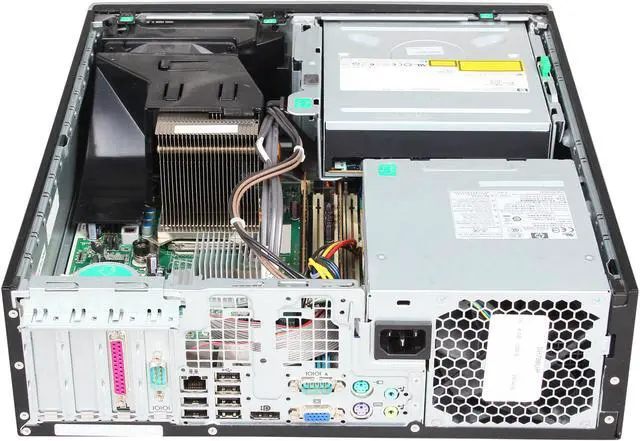 Alt view image 5 of 8 - HP Desktop PC 8000 Elite Elite 8000 Intel Core 2 Duo E8400 4 GB 250GB HDD Intel HD Graphics Windows 7 Professional 64-Bit