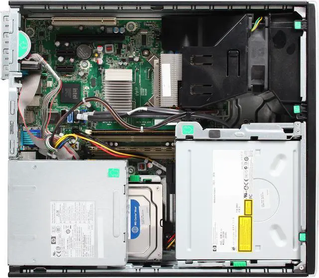 Alt view image 6 of 8 - HP Desktop PC 8000 Elite Elite 8000 Intel Core 2 Duo E8400 4 GB 250GB HDD Intel HD Graphics Windows 7 Professional 64-Bit