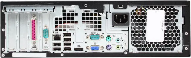 Alt view image 7 of 8 - HP Desktop PC 8000 Elite Elite 8000 Intel Core 2 Duo E8400 4 GB 250GB HDD Intel HD Graphics Windows 7 Professional 64-Bit