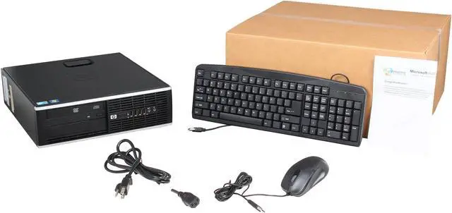 Alt view image 8 of 8 - HP Desktop PC 8000 Elite Elite 8000 Intel Core 2 Duo E8400 4 GB 250GB HDD Intel HD Graphics Windows 7 Professional 64-Bit