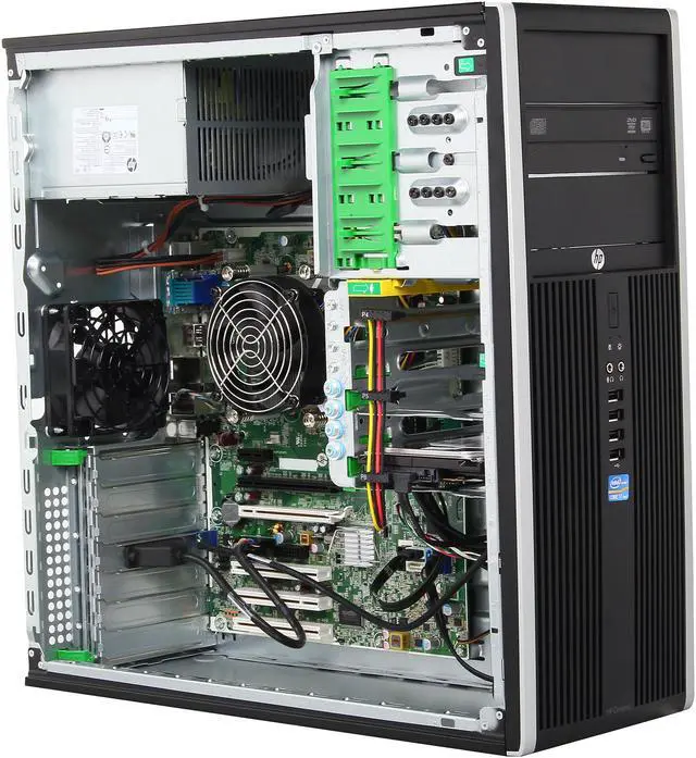 Alt view image 7 of 9 - HP Business Desktop Elite 8300 C9H26UT Desktop Computer - Intel Core i7 i7-3770 3.4GHz - Convertible Mini-tower