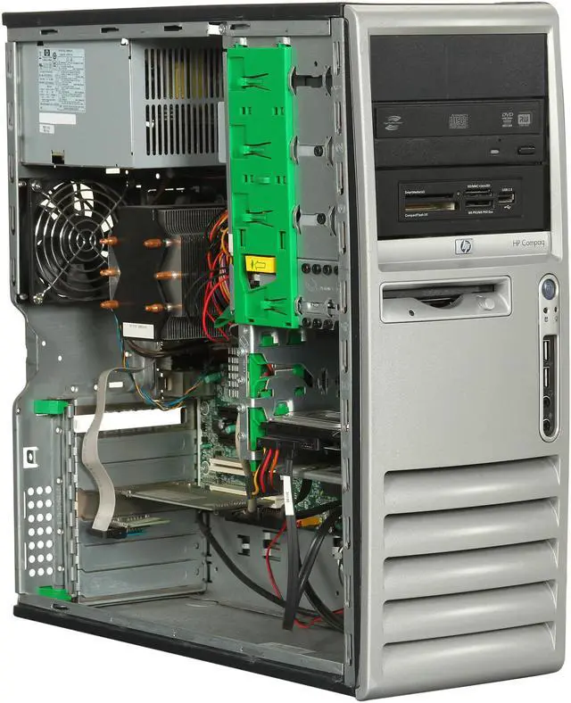 Alt view image 7 of 9 - HP Desktop PC DC7700 3.40GHz 2GB 80GB HDD Windows 7 Professional