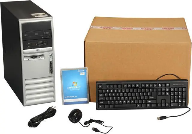 Alt view image 9 of 9 - HP Desktop PC DC7700 3.40GHz 2GB 80GB HDD Windows 7 Professional