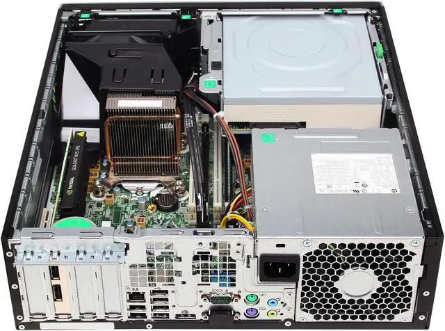 Alt view image 5 of 8 - HP Compaq Desktop PC 6200 Pro (D3H98UT#ABA) Intel Core i3-2120 4GB DDR3 500GB HDD NVIDIA NVS 295 Windows 7 Professional 64-Bit