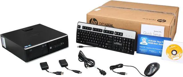 Alt view image 8 of 8 - HP Compaq Desktop PC 6200 Pro (D3H98UT#ABA) Intel Core i3-2120 4GB DDR3 500GB HDD NVIDIA NVS 295 Windows 7 Professional 64-Bit