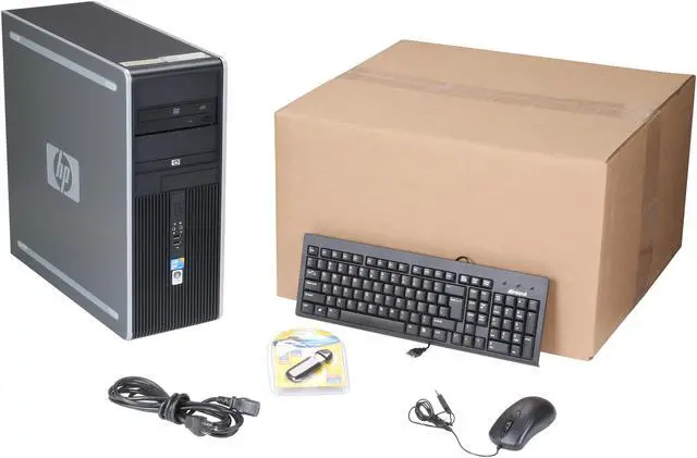 Alt view image 9 of 9 - HP Desktop PC DC7900 3.00GHz 4GB 750GB HDD Windows 7 Professional