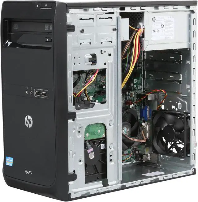 Alt view image 7 of 9 - HP Desktop PC Business Desktop 3500 (D8C46UT#ABA) Intel Core i5-3470 4GB DDR3 500GB HDD Intel HD Graphics 2500 Windows 7 Professional 64-bit (available through downgrade rights from Windows 8 Pro)