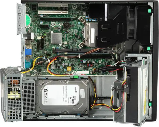 Alt view image 7 of 8 - HP Business Desktop D8C84UT Desktop Computer - Intel Core i3 3220 3.30 GHz - Small Form Factor