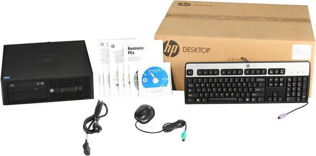 Alt view image 8 of 8 - HP Business Desktop D8C84UT Desktop Computer - Intel Core i3 3220 3.30 GHz - Small Form Factor