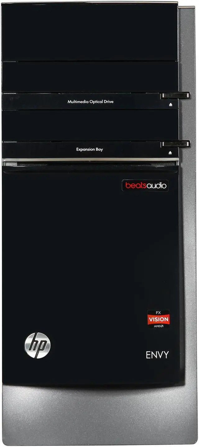Alt view image 2 of 9 - HP Desktop PC ENVY h8-1534 (H2N64AAR#ABA) AMD FX-Series FX-6200 10GB DDR3 1.5TB HDD AMD Radeon HD 7570 2GB Windows 8 64-Bit