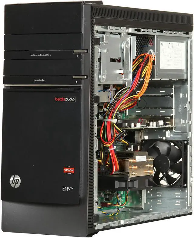 Alt view image 7 of 9 - HP Desktop PC ENVY h8-1534 (H2N64AAR#ABA) AMD FX-Series FX-6200 10GB DDR3 1.5TB HDD AMD Radeon HD 7570 2GB Windows 8 64-Bit