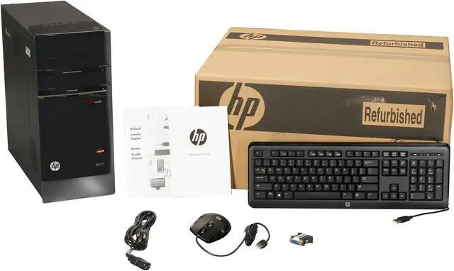 Alt view image 9 of 9 - HP Desktop PC ENVY h8-1534 (H2N64AAR#ABA) AMD FX-Series FX-6200 10GB DDR3 1.5TB HDD AMD Radeon HD 7570 2GB Windows 8 64-Bit