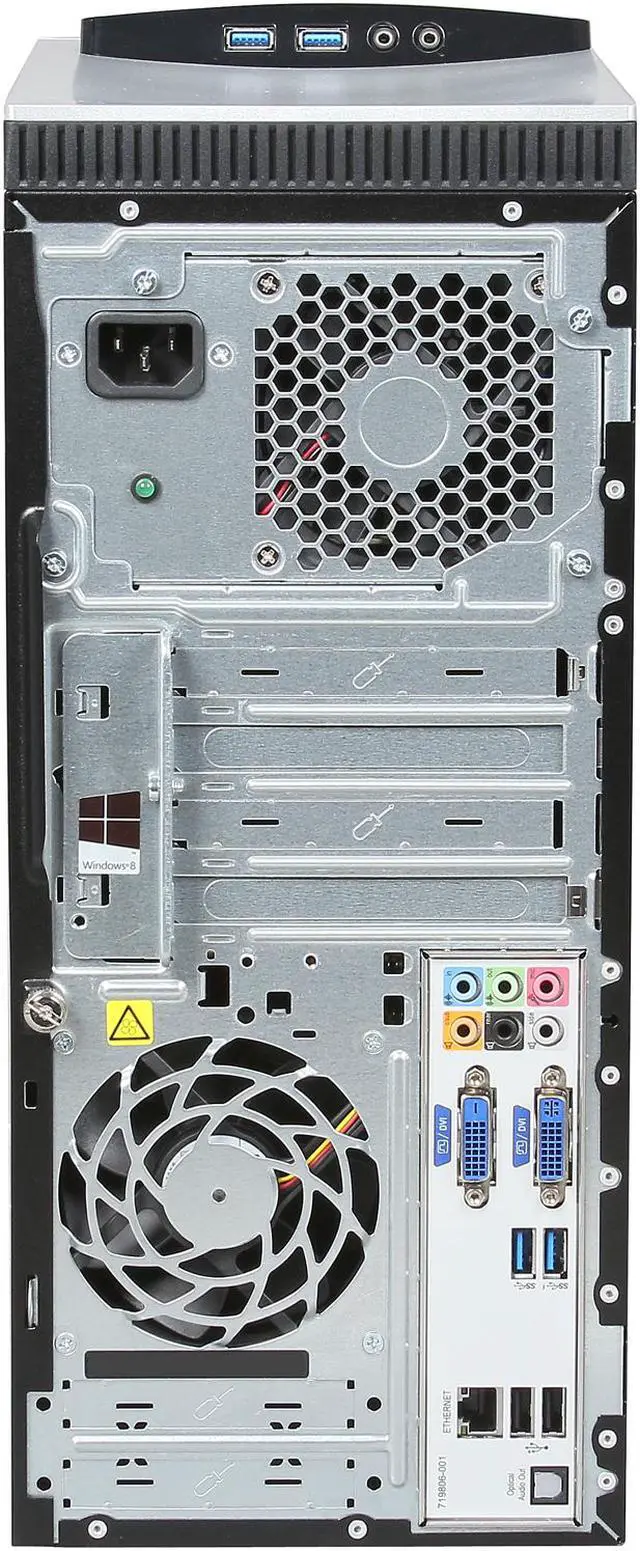 Alt view image 9 of 10 - HP Desktop PC Pavilion 700-060 (H5Q19AA#ABA) Intel Core i5-4430 10GB DDR3 2TB HDD + 128GB SSD HDD Intel HD Graphics 4600 Windows 8