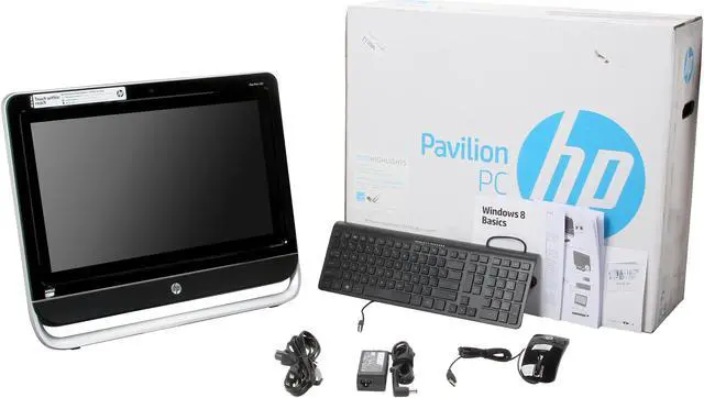 Alt view image 7 of 7 - HP All-in-One PC TouchSmart 20-f230 (H5P48AA#ABA) AMD E1-Series E1-2500 4GB DDR3 500GB HDD 20.0" Touchscreen Windows 8