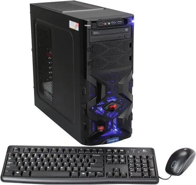 Main image of Avatar Desktop PC Gaming A1077ice AMD A10-5800K 16GB DDR3 1TB HDD+120GB SSD HDD XFX R7770 1G Windows 8 64-Bit