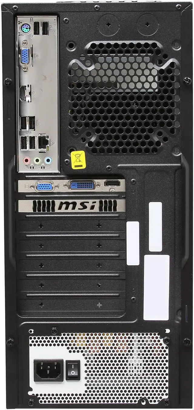 Alt view image 8 of 9 - Avatar Desktop PC Gaming i5-34GT Intel Core i5-3450 8GB DDR3 1TB HDD NVIDIA GeForce GT 640 2GB Windows 8 64-bit