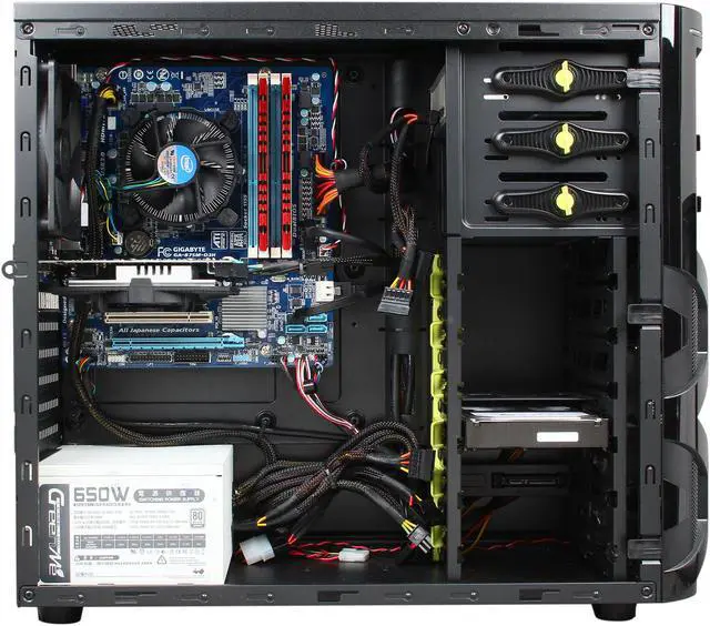 Alt view image 6 of 9 - Avatar Desktop PC Gaming i7-37GT Intel Core i7-3770K 16GB DDR3 1TB HDD NVIDIA GeForce GTX 650 1GB Windows 8 64-bit