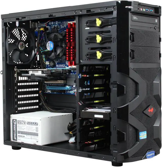 Alt view image 7 of 9 - Avatar Desktop PC Gaming i7-37GT Intel Core i7-3770K 16GB DDR3 1TB HDD NVIDIA GeForce GTX 650 1GB Windows 8 64-bit