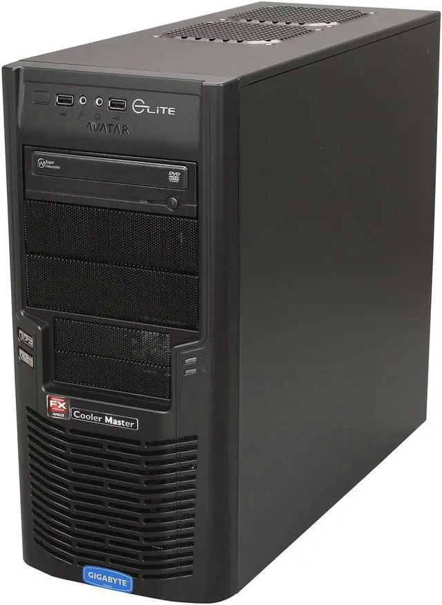 Alt view image 3 of 9 - Avatar AMD FX-6100(3.3GHz) 8GB DDR3 1TB HDD Capacity Desktop PC Windows 8 64-Bit Gaming FX6161