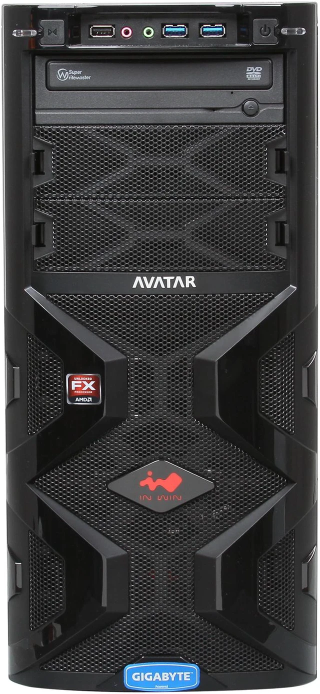 Avatar Desktop PC Gaming FX8366ice AMD FX-Series FX-8350 16GB DDR3 2TB ...
