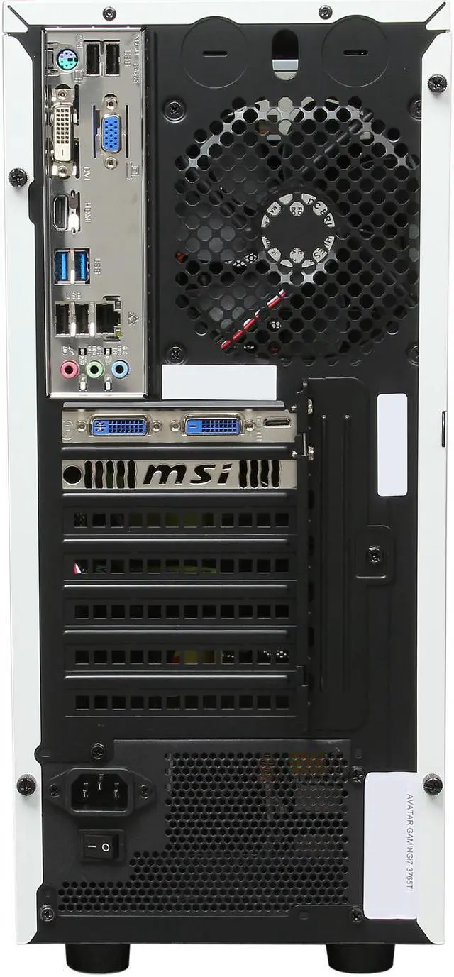 Alt view image 8 of 9 - Avatar Desktop PC Lion Gaming I7 37-65TI Intel Core i7-3770 16GB DDR3 1TB HDD NVIDIA GeForce GTX 650Ti Windows 8 64-Bit