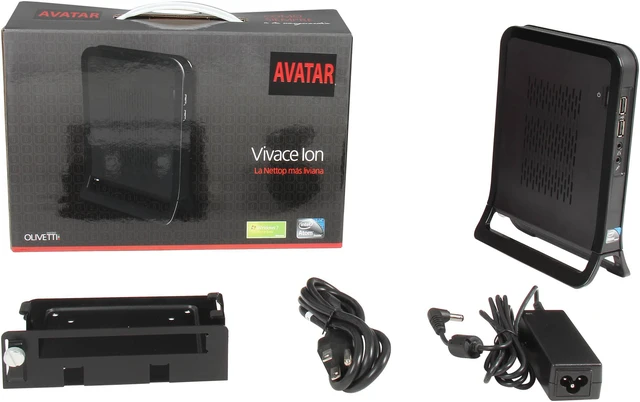 Avatar Desktop PC Vivace ION Intel Atom 230 2GB 320GB HDD Windows 7 ...