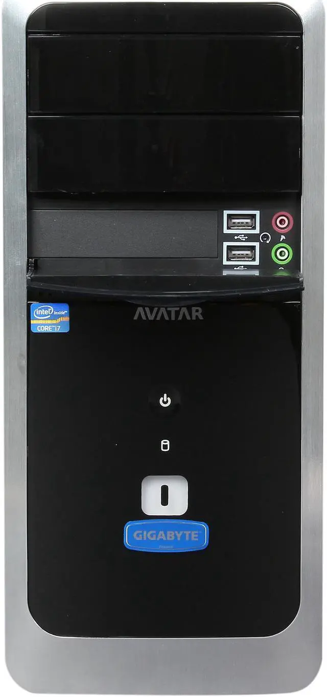 Alt view image 2 of 9 - Avatar Desktop PC VBox I7 Intel Core i7-3770 8GB DDR3 1TB HDD Intel HD Graphics 4000 Windows 7 64-bit