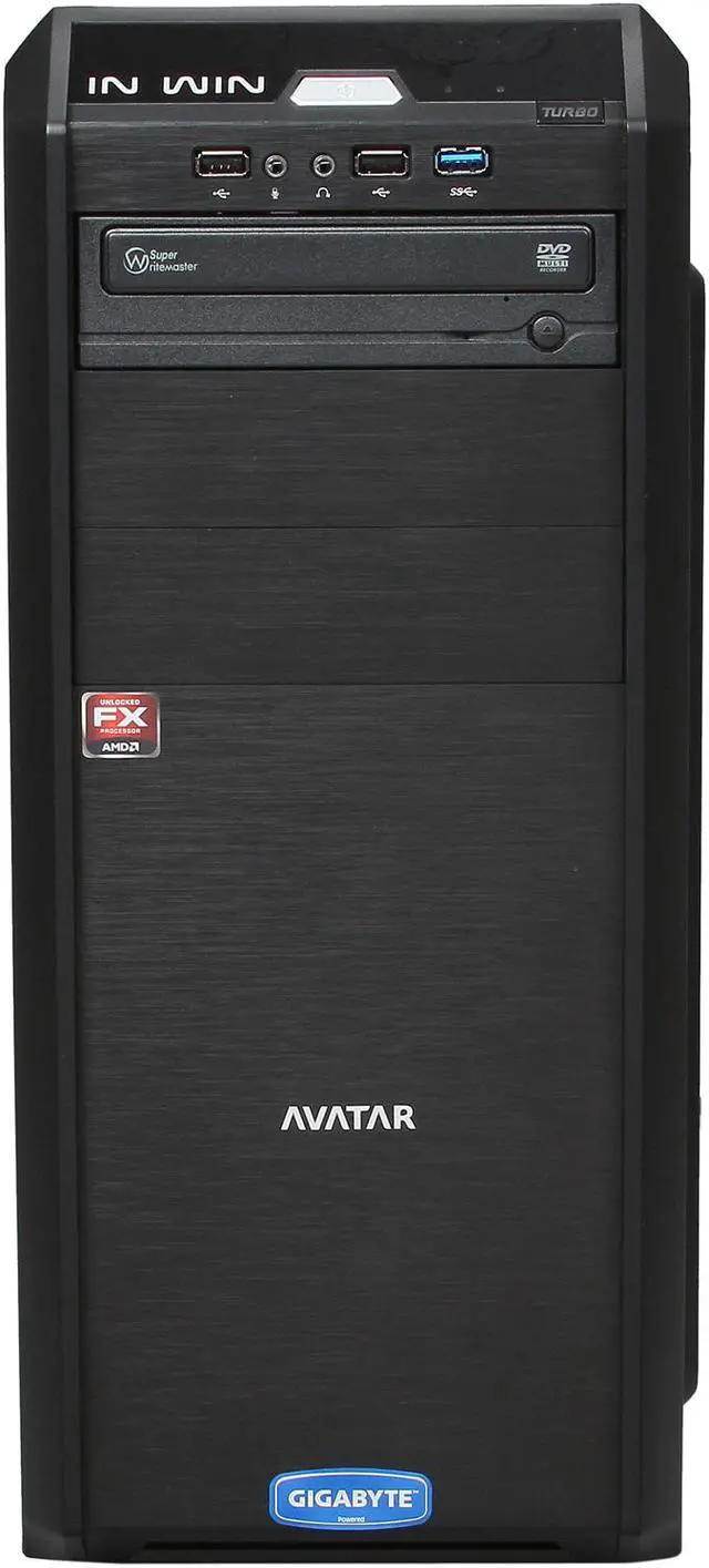 Alt view image 2 of 10 - Avatar Desktop PC Gaming FX6365TI AMD FX-Series FX-6300 16GB DDR3 1TB HDD NVIDIA GeForce GTX 650Ti 1GB Windows 8 64-Bit