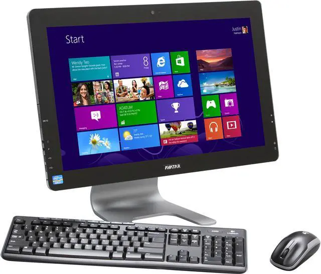 Main image of Avatar Desktop PC Apollo AIO I7 Intel Core i7-3770 16GB DDR3 1TB HDD 21.5" Windows 8 64-bit
