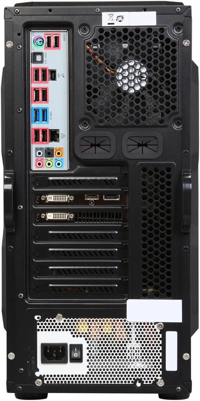 Alt view image 9 of 10 - Avatar Desktop PC Gaming FX8376 AMD FX-Series FX-8350 16GB DDR3 1TB HDD NVIDIA GeForce GTX 760 2GB Windows 8.1 64-Bit