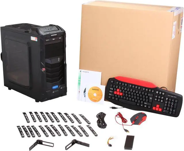 Alt view image 10 of 10 - Avatar Desktop PC Gaming FX8376 AMD FX-Series FX-8350 16GB DDR3 1TB HDD NVIDIA GeForce GTX 760 2GB Windows 8.1 64-Bit