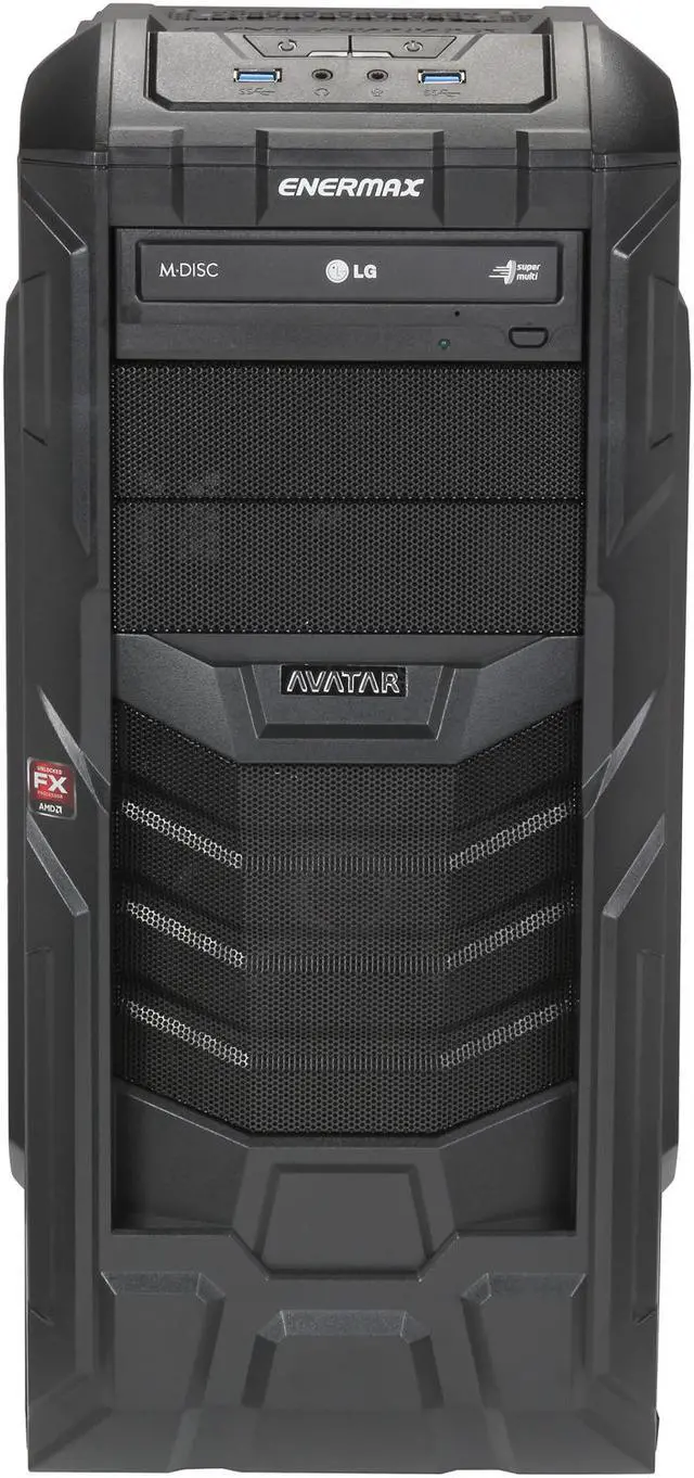 Alt view image 2 of 13 - Avatar Desktop PC Gaming Bloodlus AMD FX-Series FX-8350 16GB DDR3 2TB HDD + 120GB SSD HDD NVIDIA GeForce GTX 770 2GB Windows 8 64-Bit