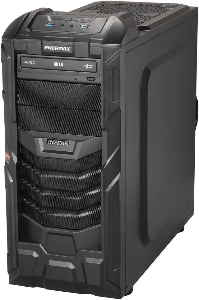Alt view image 3 of 13 - Avatar Desktop PC Gaming Bloodlus AMD FX-Series FX-8350 16GB DDR3 2TB HDD + 120GB SSD HDD NVIDIA GeForce GTX 770 2GB Windows 8 64-Bit