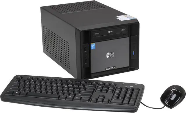 Main image of Avatar Desktop PC Gaming Mini I7 Intel Core i7-4770 16GB DDR3 1TB HDD NVIDIA GeForce GTX 760  2G GDDR5 Windows 8