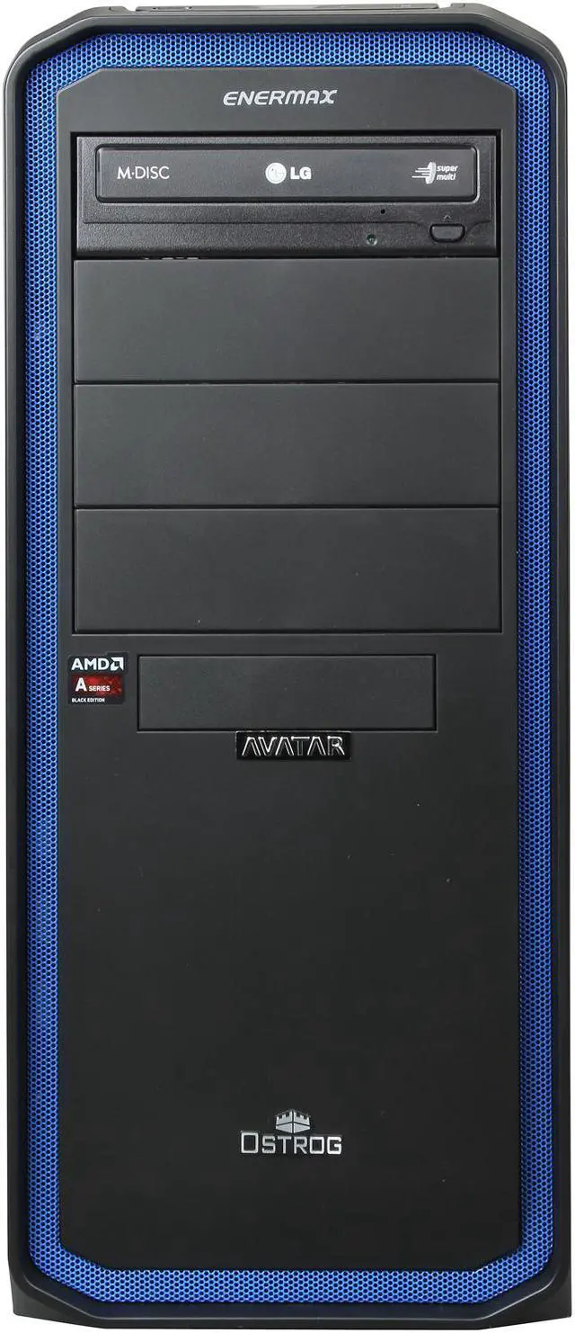 Alt view image 2 of 10 - Avatar Desktop PC Gaming 68K-BE AMD A10-6800K 8GB DDR3 1TB HDD AMD Radeon HD 8670D Windows 8
