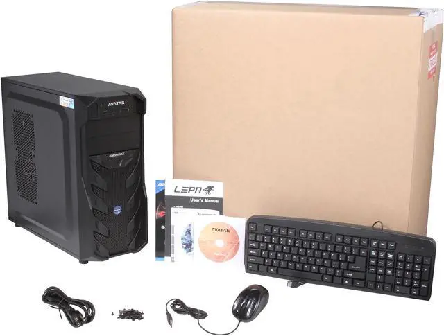 Alt view image 9 of 9 - Avatar Desktop PC Gaming FX 6377OC AMD FX-Series FX-6300 8GB DDR3 1TB HDD AMD Radeon HD 7730 Windows 8.1 64-bit