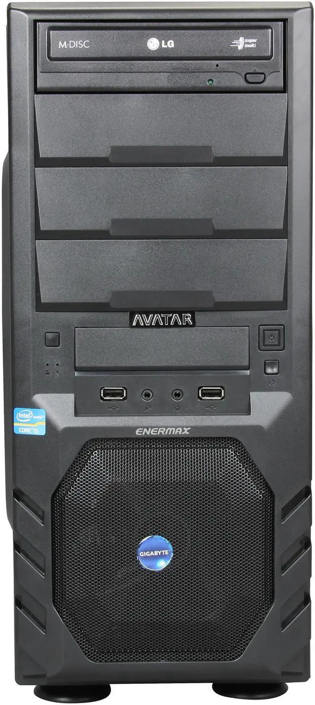 Alt view image 2 of 9 - Avatar Desktop PC GamingPC Gaming I5-3364 Intel Core i5-3330 8GB DDR3 1TB HDD NVIDIA GeForce GT 640 Windows 8