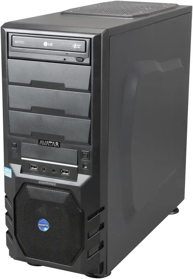 Alt view image 3 of 9 - Avatar Desktop PC GamingPC Gaming I5-3364 Intel Core i5-3330 8GB DDR3 1TB HDD NVIDIA GeForce GT 640 Windows 8