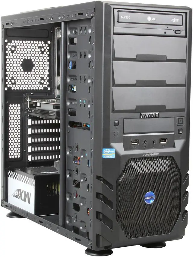 Alt view image 7 of 9 - Avatar Desktop PC GamingPC Gaming I5-3364 Intel Core i5-3330 8GB DDR3 1TB HDD NVIDIA GeForce GT 640 Windows 8