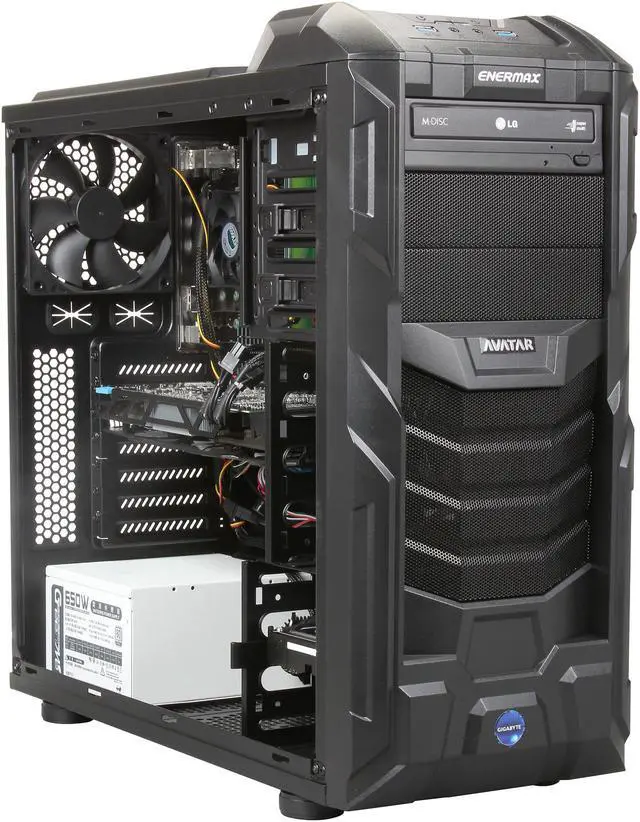 Alt view image 7 of 10 - Avatar Desktop PC Gaming FX6327X AMD FX-Series FX-6300 8GB DDR3 1TB HDD AMD Radeon R9 270X DDR5 2G Windows 8.1 64bit