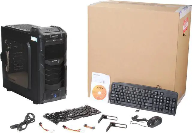 Alt view image 10 of 10 - Avatar Desktop PC Gaming FX6327X AMD FX-Series FX-6300 8GB DDR3 1TB HDD AMD Radeon R9 270X DDR5 2G Windows 8.1 64bit