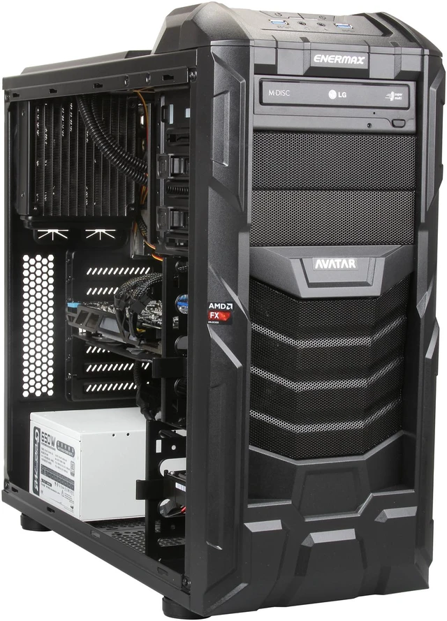 Avatar Desktop PC Gaming FX8327ICE AMD FX-Series FX-8350 16GB DDR3 1TB ...