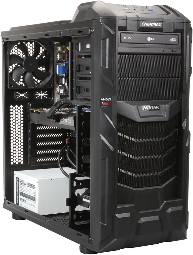 Avatar Desktop PC Gaming A7876K AMD A10-7850K 16GB DDR3 1TB HDD NVIDIA ...
