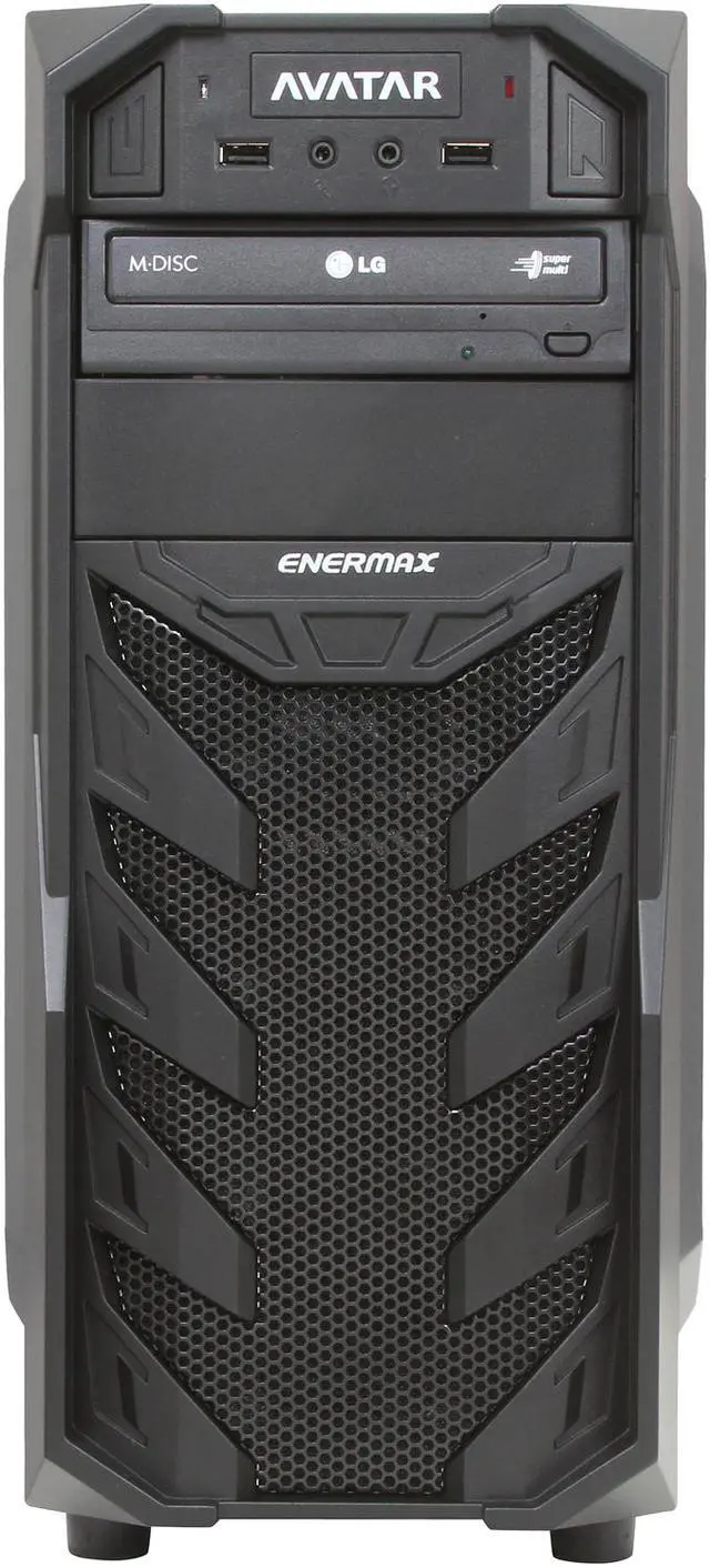 Alt view image 2 of 9 - Avatar Desktop PC Gaming FX6161OC AMD FX-Series FX-6100 8GB DDR3 1TB HDD NVIDIA GeForce GT 610 Windows 7 Home Premium