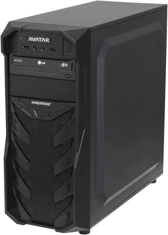 Alt view image 3 of 9 - Avatar Desktop PC Gaming FX6161OC AMD FX-Series FX-6100 8GB DDR3 1TB HDD NVIDIA GeForce GT 610 Windows 7 Home Premium