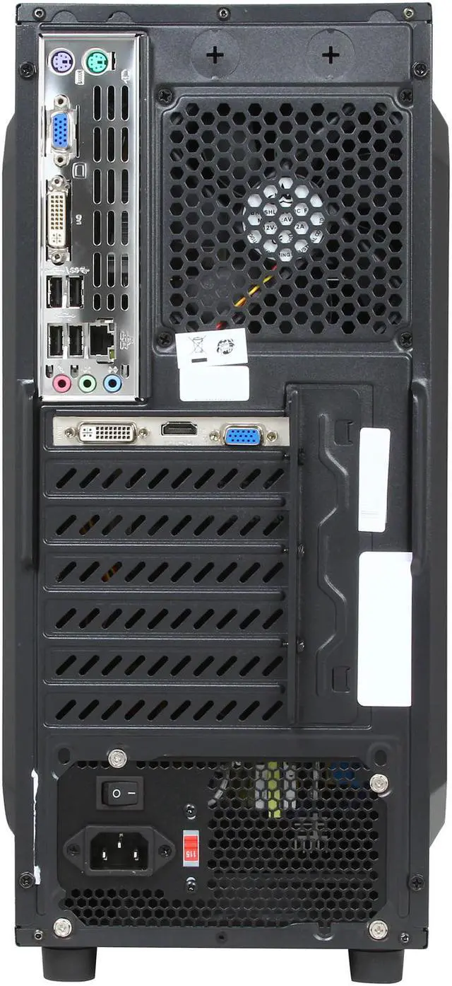 Alt view image 8 of 9 - Avatar Desktop PC Gaming FX6161OC AMD FX-Series FX-6100 8GB DDR3 1TB HDD NVIDIA GeForce GT 610 Windows 7 Home Premium
