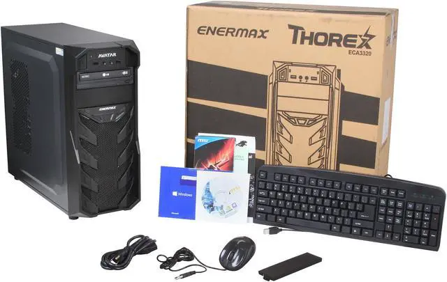 Alt view image 9 of 9 - Avatar Desktop PC Gaming FX6161OC AMD FX-Series FX-6100 8GB DDR3 1TB HDD NVIDIA GeForce GT 610 Windows 7 Home Premium