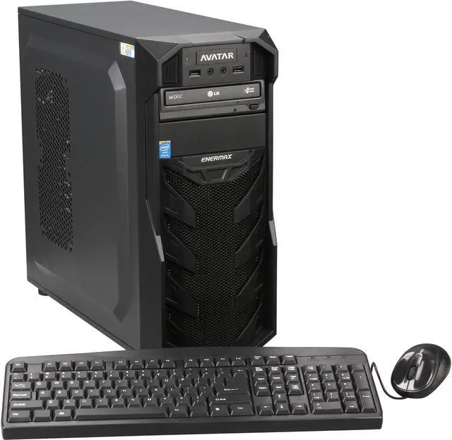 Alt view image 2 of 10 - Avatar Desktop PC Gaming I5-4575TI Intel Core i5-4590 8GB DDR3 1TB HDD NVIDIA Geforce GTX 750Ti 2GB Windows 7 Home Premium 64-Bit